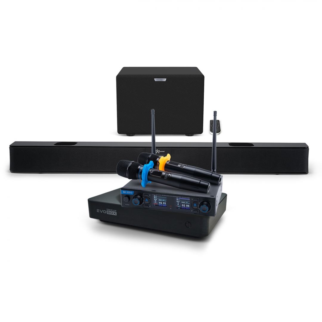 Hi-End караоке-система EVOBOX Premium + EvoSoundBar (саундбар с караоке) в Карачаево-Черкесии