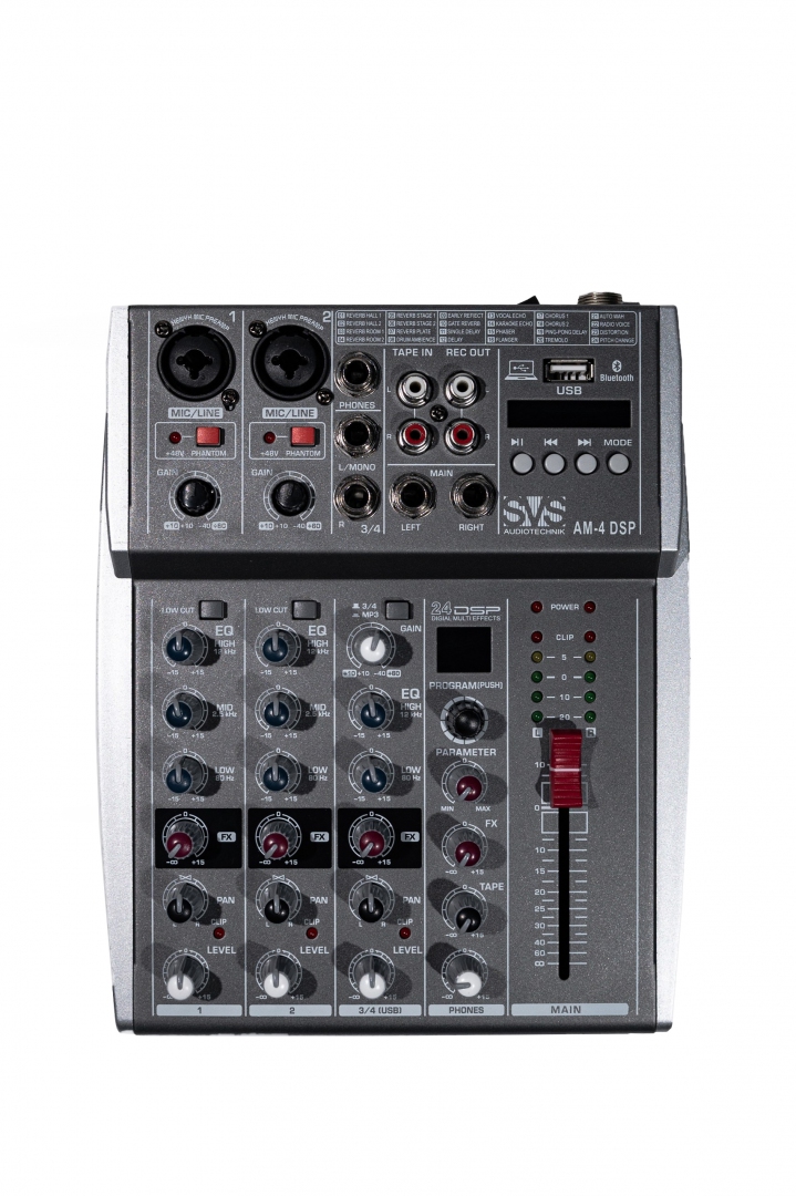 SVS Audiotechnik mixers AM-4 DSP Аналоговый микшерный пульт, 4-канала в Карачаево-Черкесии