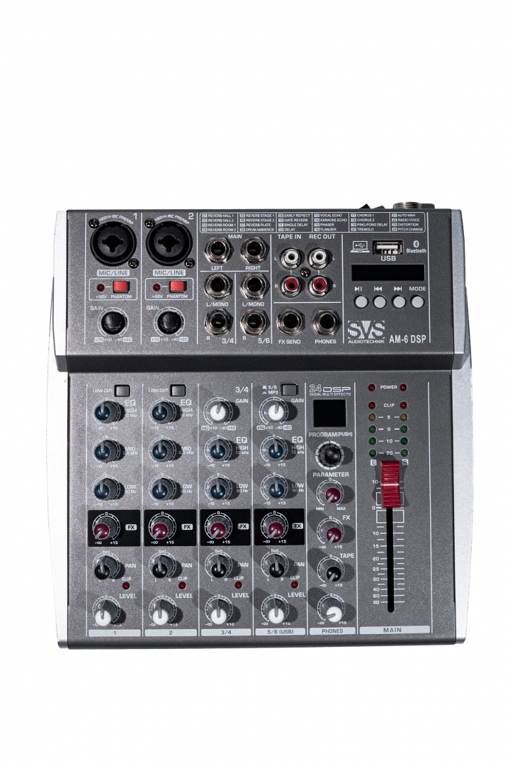 SVS Audiotechnik mixers AM-6 DSP Микшерный пульт аналоговый, 6-канальный SVS Audiotechnik mixers в Карачаево-Черкесии